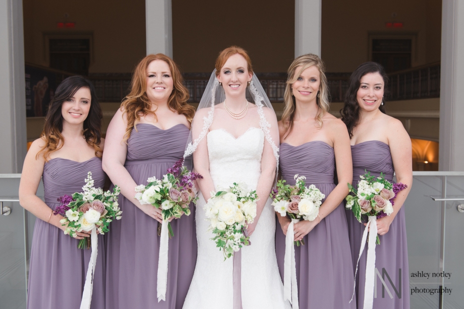 Bridesmaids at the Canadian Museum of Nature