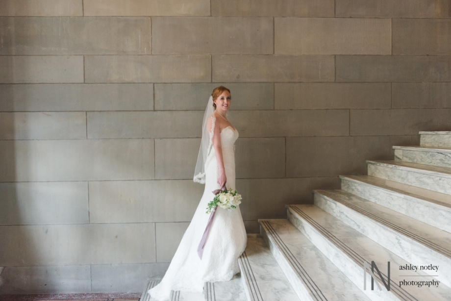 Bride at Canadian Museum of Nature wedding