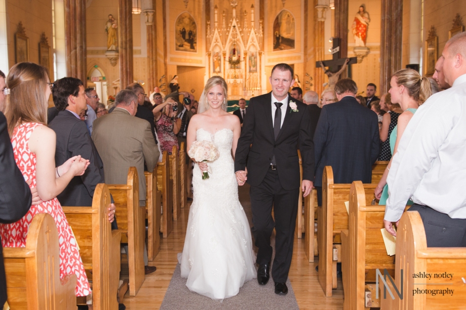 Our lady of the visitation church wedding in Ottawa